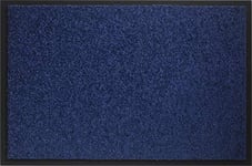 ID Mat Mirande Bleu Tapis Paillasson, Fibres Nylon sur Semelle PVC caoutchouté, 40 x 60 cm