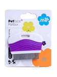 Petface Peigne Anti-puces et Anti-poussière pour Chat/Chien Blanc