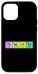 Coque pour iPhone 12/12 Pro STEM Cadeau Science et Chimie Éléments de chimiste pour enseignant