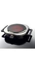 Quest 1200W Ceramic Infrared Adjustable Temperature Single Hob Cooking Hot Plate