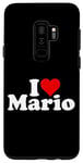 Coque pour Galaxy S9+ J'ADORE HEART MARIO