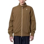 Blouson K-Way  Veste Marron En Jersey De Nylon Stretch Amaury