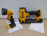 DeWalt DCN701 18v xr electricians  25mm staple gun bare unit + DCL040 worklight