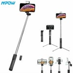 Mpow Bluetooth Selfie Stick Tripod Remote Extendable Monopod For Iphone 7 8 X 11