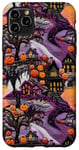 Coque pour iPhone 11 Pro Max Coque d'Halloween mignonne citrouille effrayante pour femmes, hommes, filles, garçons