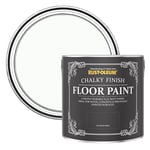 Rust-Oleum Peinture Blanche Résistante aux rayures pour Sols, Finition Mate - Pierre de Lune 2.5L