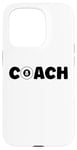 Coque pour iPhone 15 Pro Super entraineur billard sport simple coach de billard