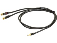 Proel 3,5 Mm Stereokabel - 2 X Rca-Kabel, 1,5 M, Musta