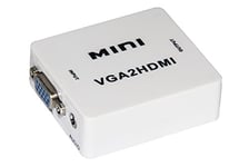 LINK lkconv06 Mini convertisseur VGA avec Audio Jack 3,5 mm à vidéo HDMI