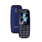 Téléphone portable basique Logicom Posh 402 1.77" Double SIM 128 Mo Bleu