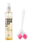 Active By Charlotte - Wisdom & Desire Body Oil 150 ml + Active By Charlotte - Face n' Body Roller Massager