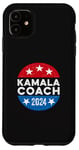 Coque pour iPhone 11 2024 Kamala Coach Walz '24 Élection VP Vote Harris Président