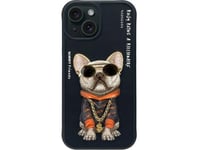 Nimmy Iphone 15 6.1" Case Black/Black Glasses Cool Dog