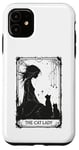 Coque pour iPhone 11 The Cat Lady Carte de tarot pour maman