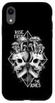 Coque pour iPhone XR Motif tête de mort unique Rise from the Ashes