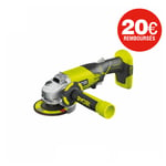 Meuleuse d'angle Ryobi 18 v One+ - sans batterie ni chargeur R18AG-0