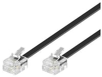 MicroConnect Modular - telefonkabel - 2 m - svart