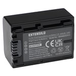 EXTENSILO Batterie compatible avec Sony FDR-AX700, HDR-CX680, FDR-AXP33, HDR-CX450, HDR-CX625 caméra vidéo caméscope (1030mAh, 7,4V, Li-ion, noir)