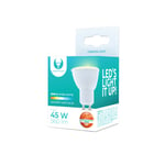 LED-lampe GU10 7W 230V 3000K 38°, varm hvit