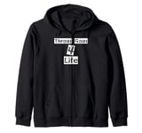 Fun Graphic-Throat Goat 4 Life Zip Hoodie