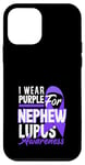 Coque pour iPhone 12 mini I Wear Purple For Neveu Lupus Awareness