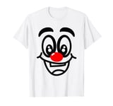 Red Nose Face Happy Face Red Nose 2024 Funny Kids Boys Girls T-Shirt