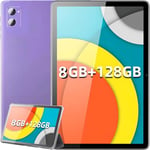 TANYIMING Android Tablet 10.1" inch, 4G LTE Dual SIM, 8GB RAM 128GB Storage,Supports extend 1TB, IPS Touchscreen,Dual Camera, WiFi/WLAN/Bluetooth/GPS,TYD-109 (Purple, 128 GB)