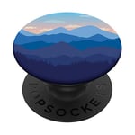 PopSockets Blue Mountain Pop Mount Socket Art Work Tree Woods PopSockets PopGrip: Swappable Grip for Phones & Tablets