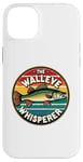 iPhone 14 Plus Vintage Walleye Drawing: The Walleye Whisperer Fisherman Case