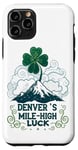 Coque pour iPhone 11 Pro Green Peaks, Lucky Streets – Denver St. Patrick's Day