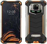 Smartphone Incassable S88 Pro 10000Mah Batterie,Octa-Core 6 Go+128 Go Android 10,Camera Quad 21Mp,6,3 ""Fhd+Corning Gorilla Glass,Charge Sans Fil,Telephone Portable Ip68 Nfc Gps Orange