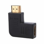 90 Degree Right Angle Angled HDMI Male to Female Adapter Connector Cable