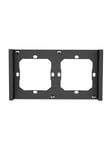 Sonoff Frame for switch M5 80 double 2-fold M5-2C-80-F (graphite/black)