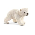 schleich 14708 WILD LIFE Polar bear cub, walking Figurine for ages 3+