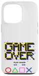 Coque pour iPhone 13 Pro Game Over Vintage Retro Jeux Vidéo Gaming