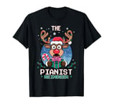 The Pianist Reindeer Christmas Matching Family T-Shirt