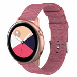 Samsung Galaxy Watch Active klockarmband med metallspänne - Rosa