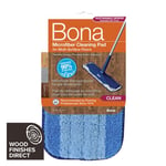 Bona Microfiber Cleaning Pad - Use With Bona Floor Mop/Kit/Cleaners - Washable