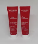 2x Clarins Eau Dynamisante Energizing Fresh Shower Gel 30ml