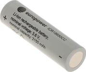 Europower Li-Ion Bat-Icr18650cc/Ep 3,6V Europower