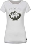 super.natural T-Shirt imprimé à Manches Courtes pour Femme avec Laine mérinos XS Mélange de Gris Clair/Millitaryunconventional.