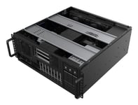 Silverstone Rm47-502-I, Ställning, Server, Svart, Atx, Eatx, Micro Atx, Mini-Itx, Ssi Ceb, Ssi Eeb, Stål, 4U