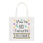 You're My Favourite Policeman Stars Regular Tote Bag Police Best