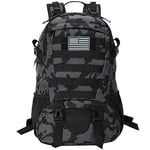 Jueachy Military Tactical Backpack 30L Army Assult Camouflage Hunting Rucksack Molle Waterproof 3 Day Large Rucking Backpack for Outdoor Sports Trekking Hiking Travel Camping Mountaineering School