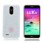 LG K10 2017 kuvioitu geelikotelo - Kukkia Kuvio Valkoinen