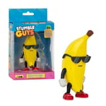 Bizak Stumble Guys 64116012 Banana Guy Figurine d'action articulée de Collection sous Licence Officielle du Jeu vidéo de démolitions, collectionneurs, Fans Adultes et garçons ou Filles à partir de 8