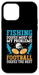 Coque pour iPhone 12 mini Football Solves The Rest Footballeur Sports