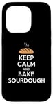 iPhone 15 Pro Funny Keep Calm And Bake Sourdough Baking Lover Case