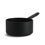 KitchenAid Classic Forged Aluminium Céramique antiadhésive anodisée dure, sans PFAS, casserole de 20 cm/3,1 litre, induction, Résiste au lave-vaisselle et au four, noir