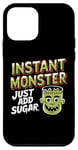 Coque pour iPhone 12 mini Instant Monster, il suffit d'ajouter du sucre pour Halloween